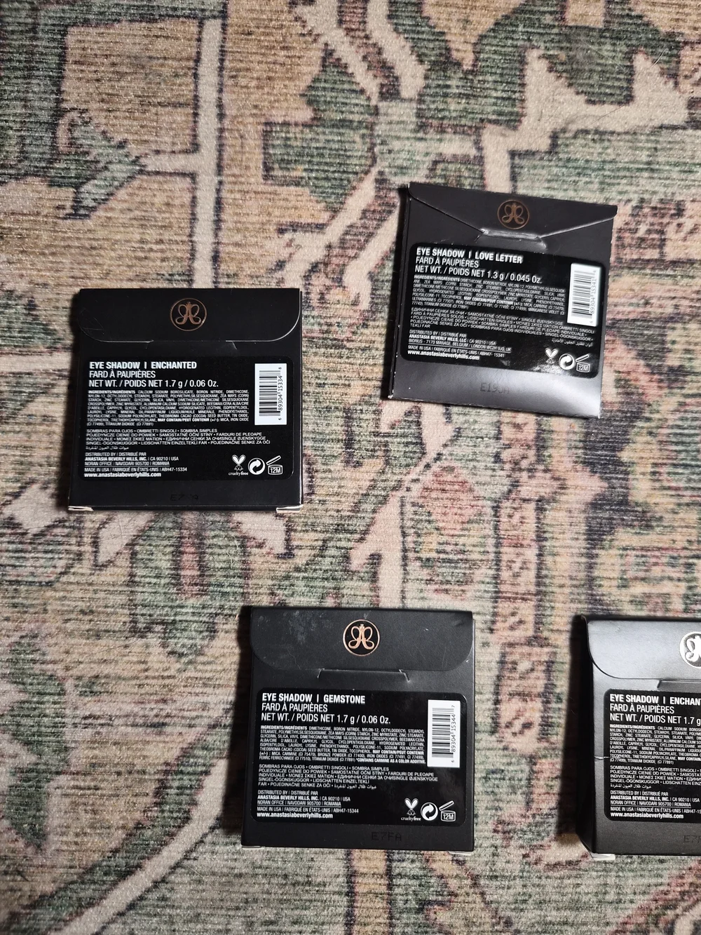 Anastasia Beverly Hills Eyeshadow Single Pan Bundle Lot Mixed Shades Each 1.7g
